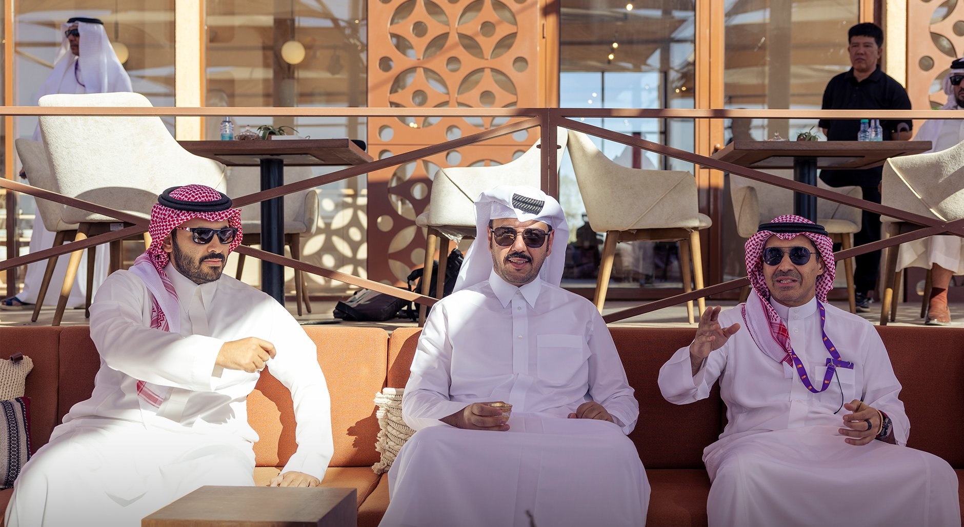 رئيس نادي قطر لمزاين الإبل يزور مهرجان "جادة الإبل"
